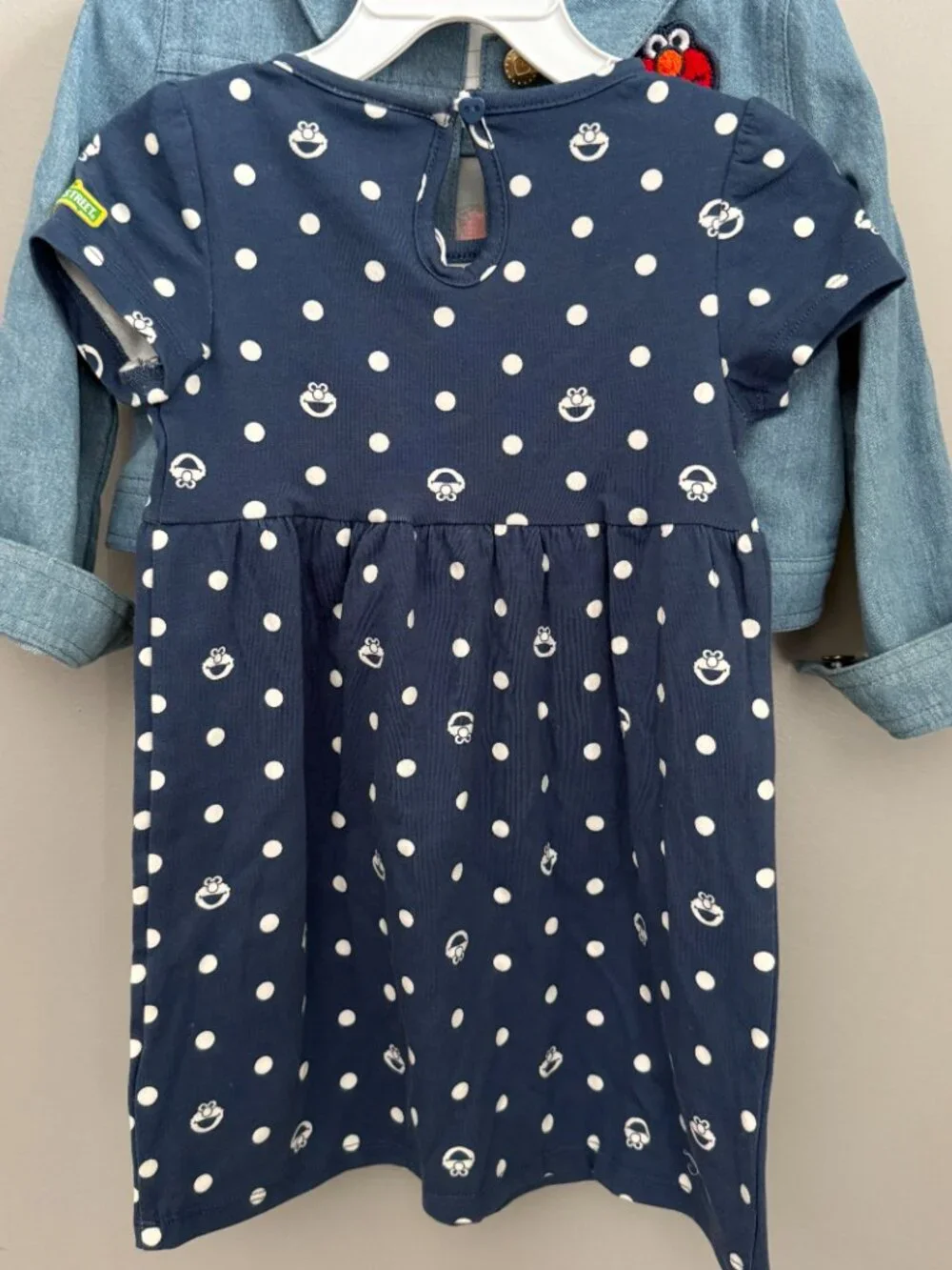 Brand NWT Sesame Street ELMO Dress & Jacket Set Size 2T - Picture 6 of 11